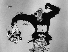 Gif animé King Kong déssin animé